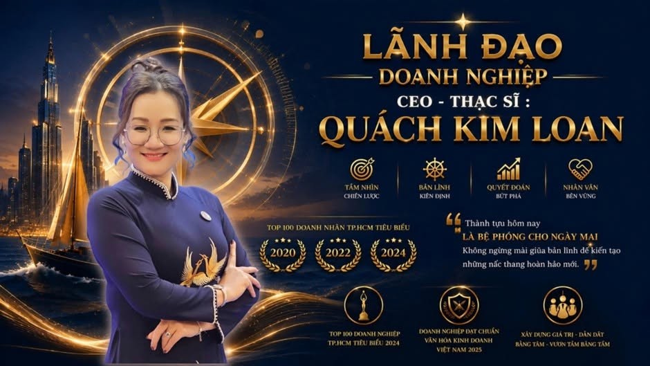 CEO Ths. Quách Kim Loan: Nữ doanh nhân hội tụ 5 vai trò cốt lõi định hình tầm vóc một nữ doanh nhân thời đại mới