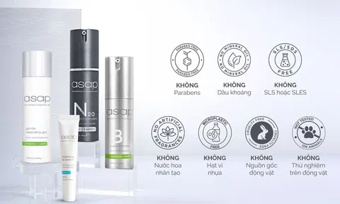 Asap - Thương hiệu mỹ phẩm thuần chay từ Úc với triết lý "7 không"