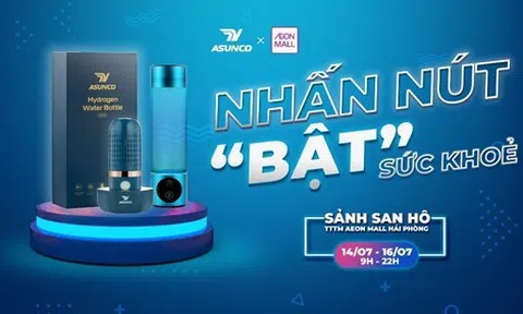 Cùng Asunco “Nhấn nút - "Bật" sức khỏe” tại sự kiện trải nghiệm ở Aeon Mall Hải Phòng