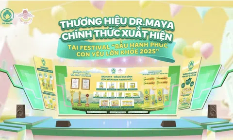 Thương hiệu Dr.Maya chính thức xuất hiện tại Festival “Bầu Hạnh Phúc - Con Yêu Lớn Khỏe 2025”