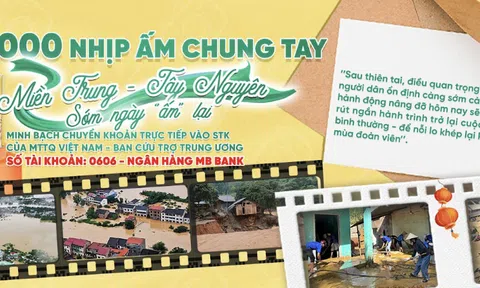 1000 nhịp ấm chung tay - Miền Trung Tây Nguyên sớm ngày "ấm" lại