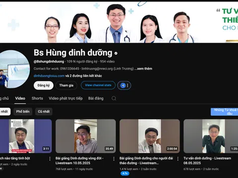 Kênh YouTube “Bs Hùng Dinh Dưỡng” đạt Nút Bạc & tick xác minh: Hành trình lan tỏa tri thức vì sức khỏe cộng đồng