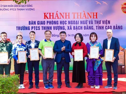 Juno Milk đồng hành cùng UBND xã Bạch Đằng và báo Thiếu Niên Tiền Phong & Nhi Đồng hỗ trợ trẻ em vùng cao tiếp cận môi trường học tập tốt hơn