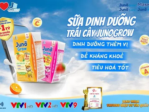 Từ “Hành trình từ trái tim” đến bàn ăn gia đình Việt: Juno Milk giới thiệu JunoGrow vị Dâu Cam với công thức 1 tỷ lợi khuẩn Postbiotic tiên phong