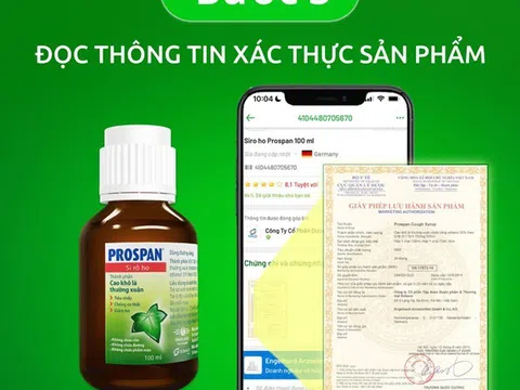 Làm sao để biết thuốc ho Prospan mẹ mua là hàng chính hãng, “chuẩn Đức”?