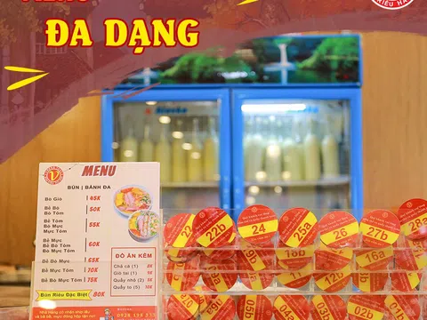 Bún riêu hải sản Vương Thủy – Đơn giản mà ngon.