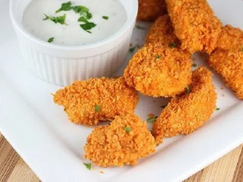 Bánh gà chiên xù cho ngày se lạnh