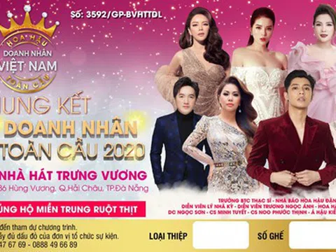 Đêm chung kết Hoa hậu Doanh nhân Việt Nam Toàn cầu 2020 diễn ra ở thành phố đáng sống nhất Việt Nam
