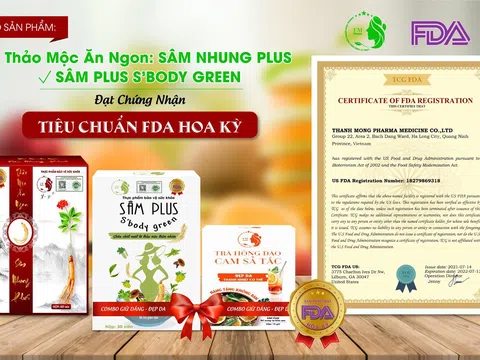 Sâm nhung Plus 'lột xác',sẵn sàng chinh phục thị trường khó tính với chứng nhận FDA