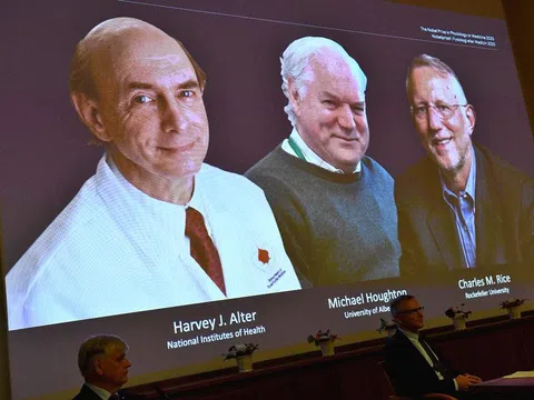 Nobel Y học 2020 trao cho 3 nhà khoa học phát hiện ra virus viêm gan C