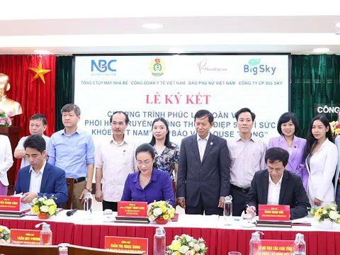 CĐYTVN ký kết chương trình phúc lợi đoàn viên và truyền thông thông điệp 5K