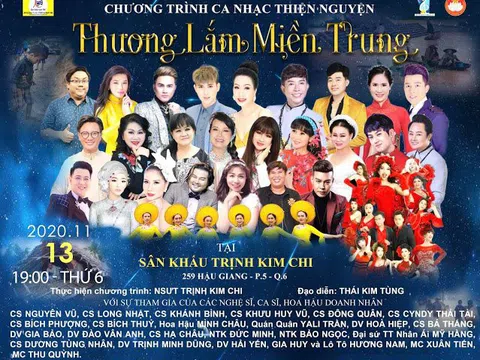 NSƯT Trịnh Kim Chi tổ chức đêm nhạc hướng về đồng bào Miền Trung