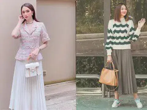 Đây là 4 mẫu chân váy "tủ" của các mỹ nhân Việt