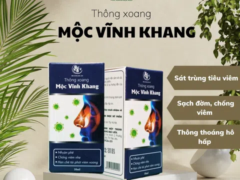 Thông Xoang Mộc Vĩnh Khang giải quyết các vấn đề về Tai_Mũi_Họng