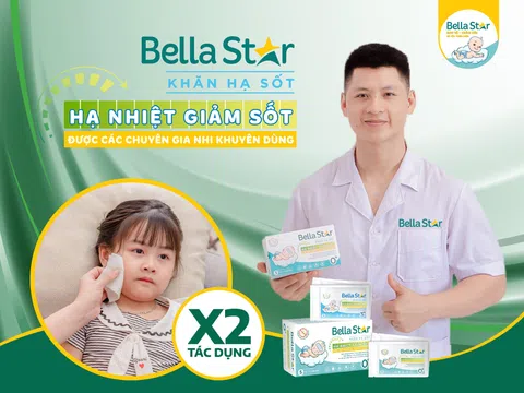 Khăn lau hạ sốt Bella Star- Người bạn đồng hành cùng con những năm tháng đầu đời