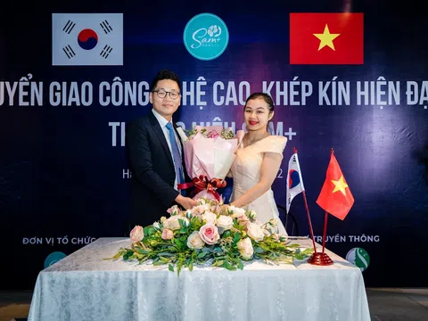 Tập đoàn Hàn Quốc chuyển giao dây truyền sản xuất công nghệ cao cho thương hiệu SAM+