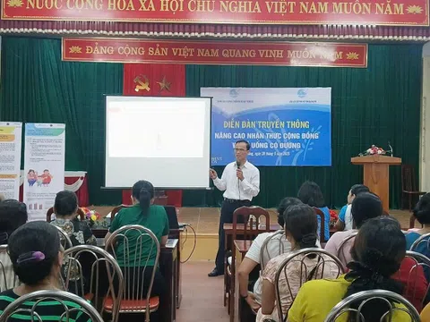 Tăng cường truyền thông cộng đồng về đồ uống có đường – Vì sức khỏe phụ nữ và gia đình Việt