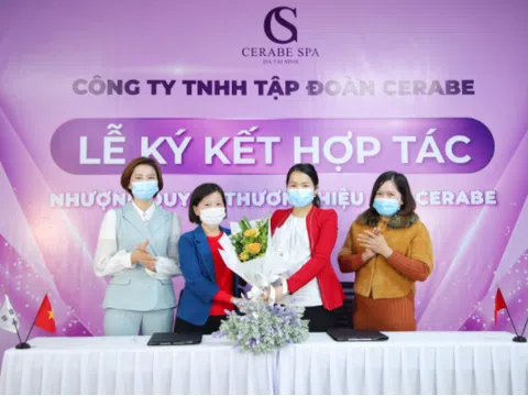 Lễ kí kết hợp tác toàn diện giữa Chuỗi nhượng quyền thương hiệu Spa Cerabe và Chủ Spa La Thị Phúc