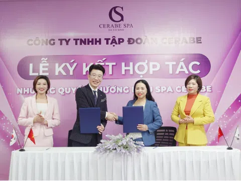 Lễ kí kết hợp tác toàn diện giữa Chuỗi nhượng quyền thương hiệu Spa Cerabe và Chủ Spa Ngô Tuyết
