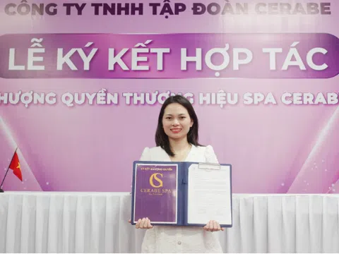 Lễ kí kết hợp tác toàn diện giữa Chuỗi nhượng quyền thương hiệu Spa Cerabe và Chủ Spa Nguyễn Thị Lan