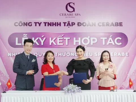 Lễ ký kết hợp tác giữa Chuỗi nhượng quyền thương hiệu Spa Cerabe và Tân chủ Spa Phạm Thị Lan Anh
