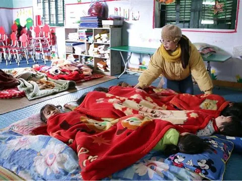 Nhiều trường ở Lạng Sơn cho học sinh nghỉ học tránh rét
